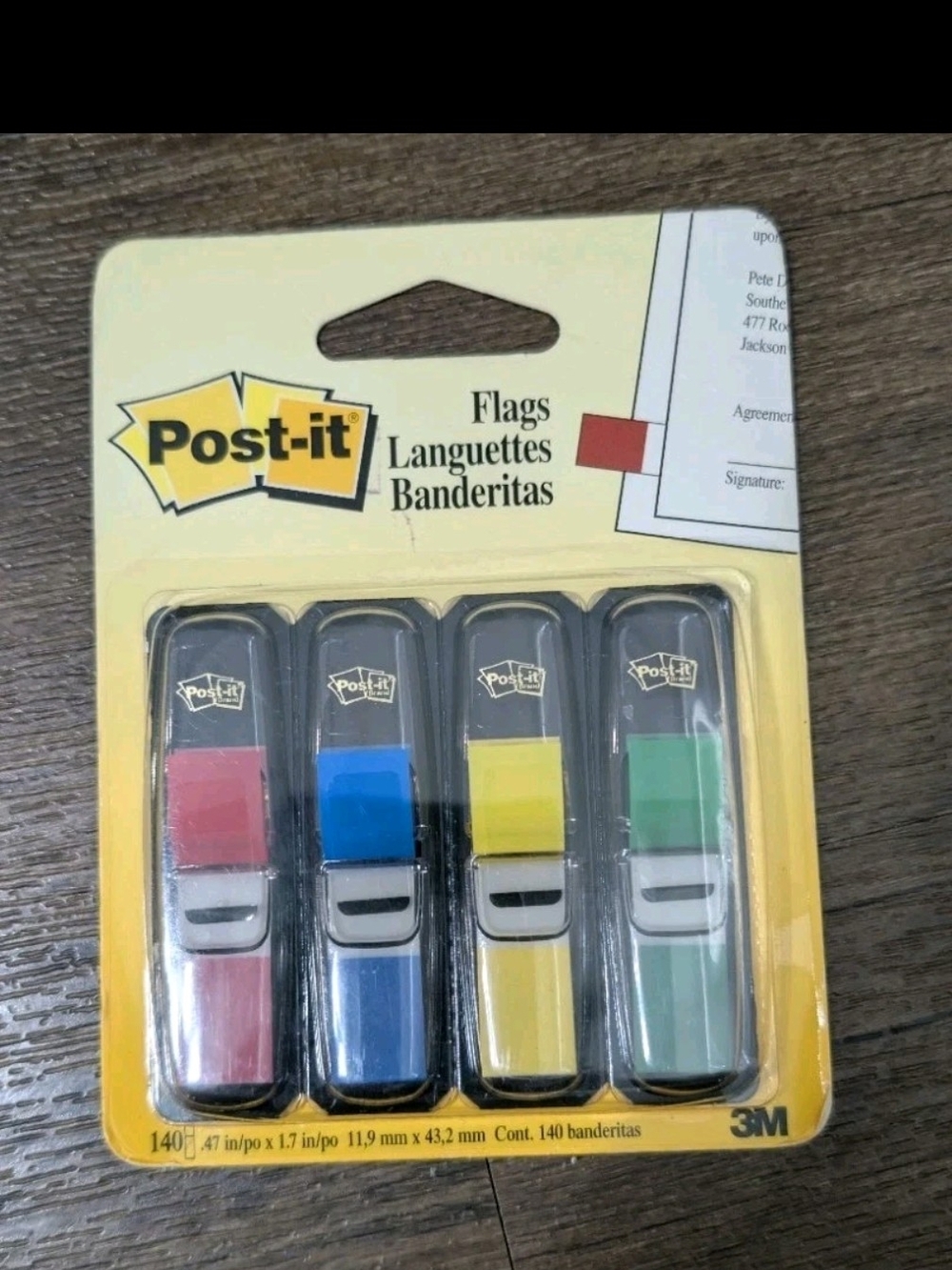 Post-it Flags 3M, VTG 2002 New  140 Count, Made In The USA , Read Description